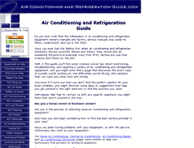 Tablet Screenshot of air-conditioning-and-refrigeration-guide.com
